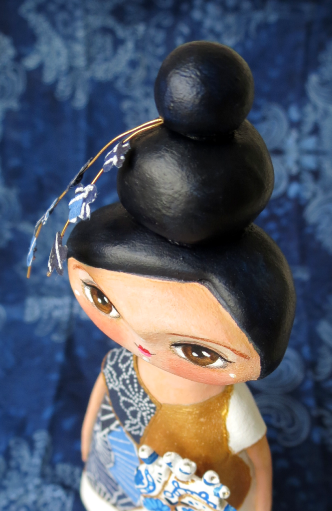 kintsugi art doll