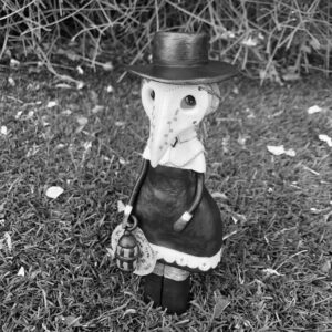 plague doctor art doll