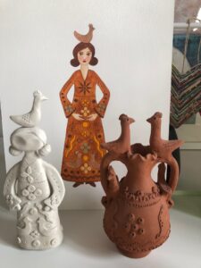 traditional pottery art doll