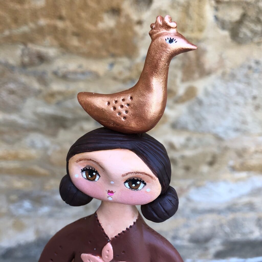 traditional pottery art doll